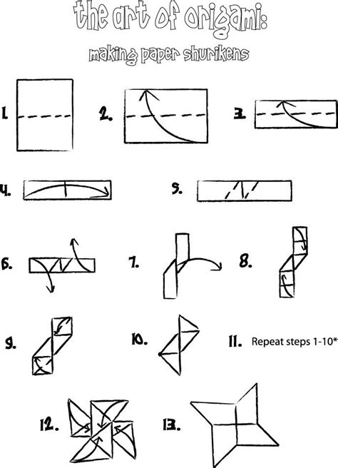 Folding Shuriken - Origami