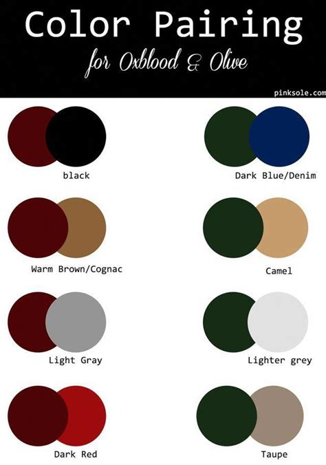 Color Crush Oxblood X Olive Upstatenewyork Color Combinations For