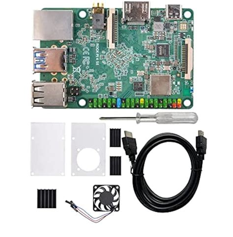 Mijoyviewst Rock Pi 4 Model SE Starter Kit With Rock Pi 4 SE 4GB Single