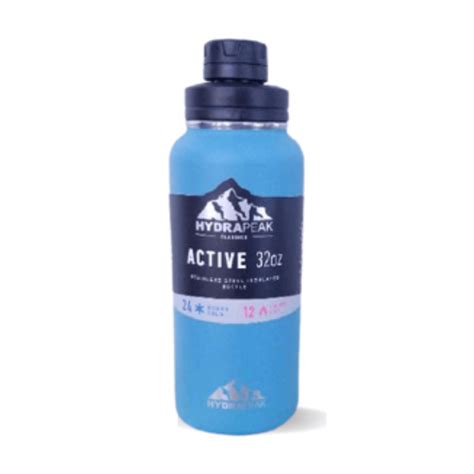 Hydrapeak Insulated Stainless Steel Water Bottle – Teal Blue