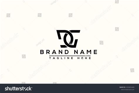 Dg Logo Design Template Vector Graphic Stock Vector (Royalty Free ...