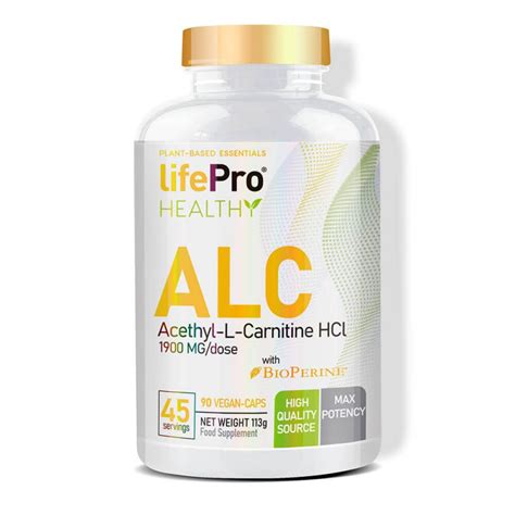 Alc Acethyl L Carnitina Hcl Caps Lifepro Scoopnutrifition