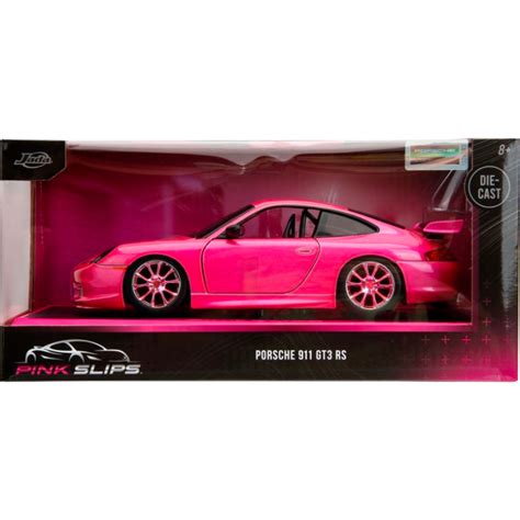 Pink Porsche 911 Gt3 Rs 124th Scale Die Cast Vehicle Replica Gp Models