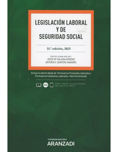 Librer A Dykinson Legislaci N Laboral Y De Seguridad Social Sempere