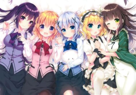 Gochuumon Group Anime Gochuumon Wa Usagi Desu Ka Gochuumon Wa Usagi