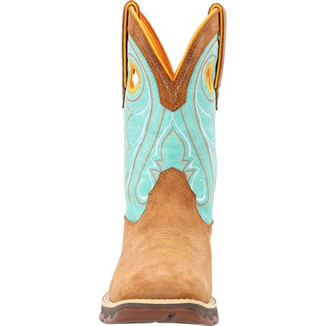 Lady Rebel™ By Durango® Womens Dusty Brown And Sky Blue Western Boot Ebay