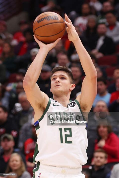 Grayson Allen Of The Milwaukee Bucks Shoots A Three Pointer Against