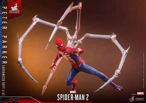 Hot Toys Scale Vgm Insomniac Spider Man Peter Parker Advanced Suit Hobbies Toys