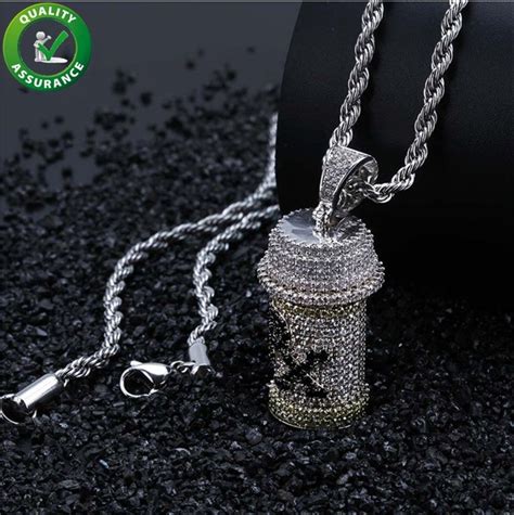 Wholesale Iced Out Pendant Mens Hip Hop Jewelry Luxury Designer