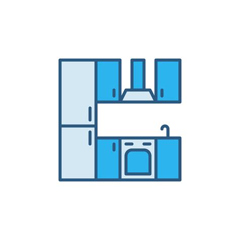 Kitchen vector concept colored icon or logo element 13093992 Vector Art ...