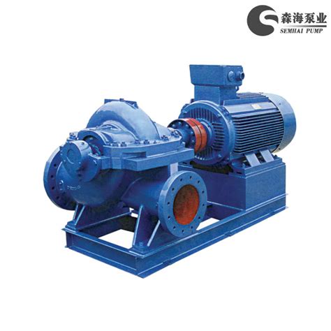 Big Flow Horizontal Split Casing Double Suction Centrifugal Flood Water