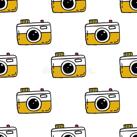 Camera doodle icon stock illustration. Illustration of equipment ...