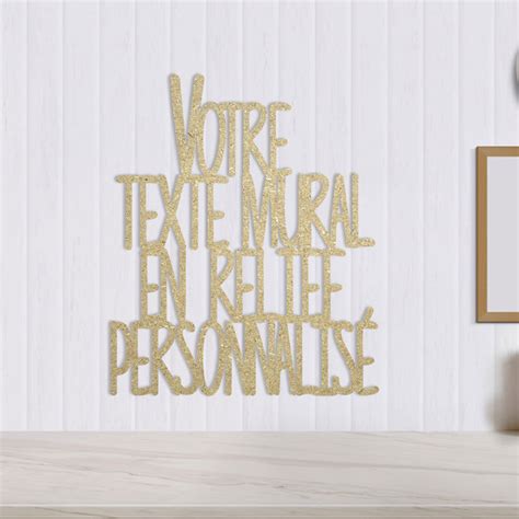 Phrase Murale Personnalisée Attachée En Bois écriture Photo Artsdeszifs