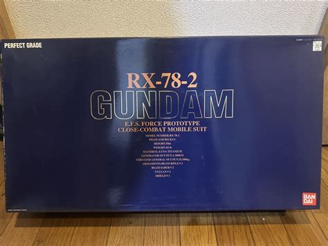 【未使用】バンダイ 160 Pg Rx 78 2 ガンダム 未組立 パーフェクトグレード 機動戦士ガンダムの落札情報詳細 Yahoo