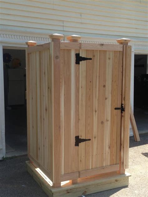 Modular Outdoor Shower Enclosures Prebuilt Delivered To Your Home