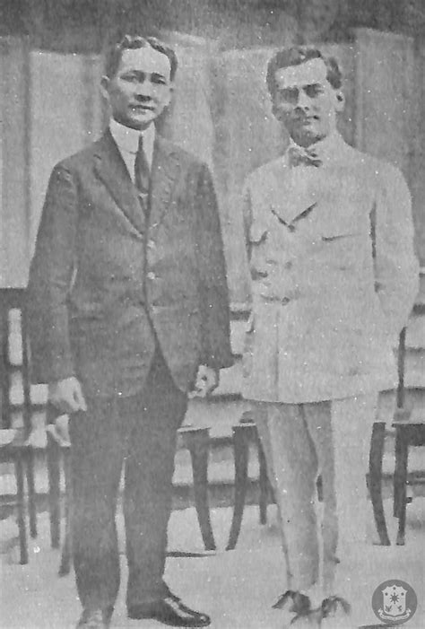 Senate President Manuel L Quezon And Speaker Of The House Sergio