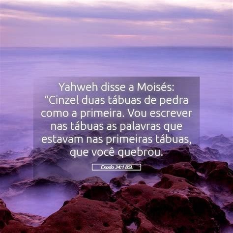 Xodo Bsl Yahweh Disse A Mois S Cinzel Duas T Buas De