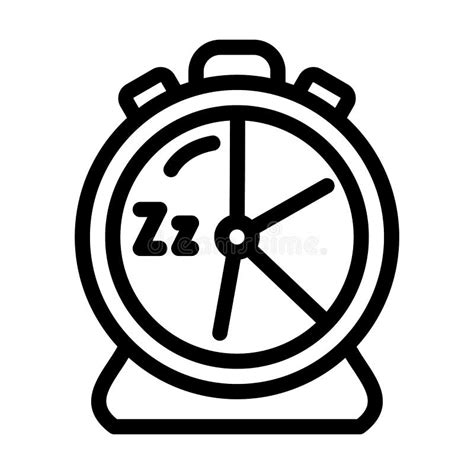 Ilustraci N Vectorial De L Nea De Horas De Inactividad Stock De