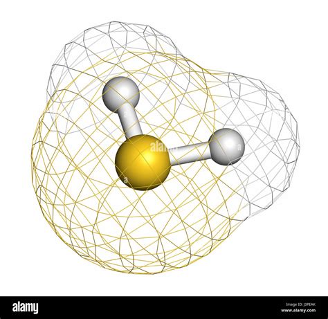 El sulfuro de hidrógeno H2S molécula Gases tóxicos con su