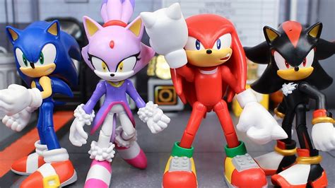 Jakks Pacific Wave Sonic Knuckles And Blaze Figure Review Youtube