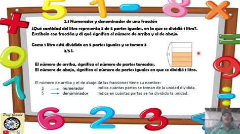 Que Es Numerador Y Denominador Ejemplos Login Pages Info