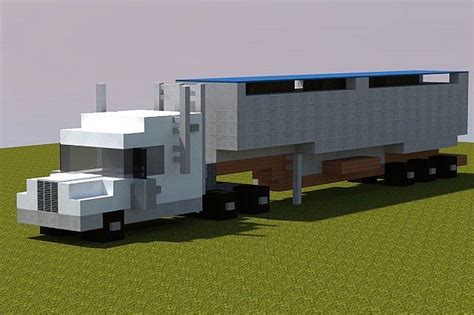 Semi Truck Realistic Minecraft Project Minecraft Projects