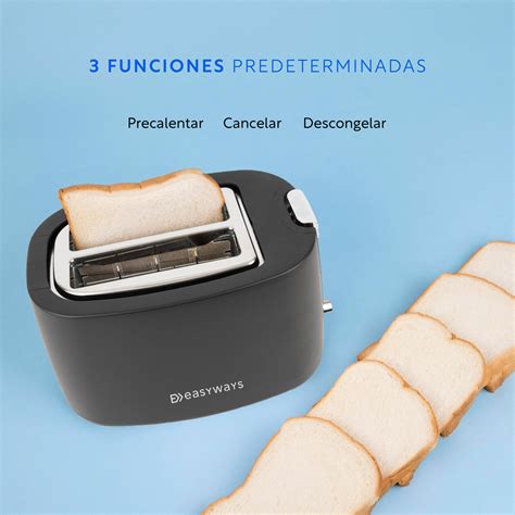 Ripley Tostador Toast Master Rebanadas Negro Easyways