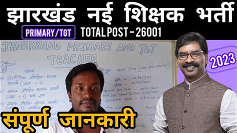 Jharkhand Teacher Vacancy 2023 Jharkhand Teacher Vacancy Latest News