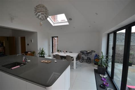 Vaulted Ceiling Kitchen Extension Shelly Lighting