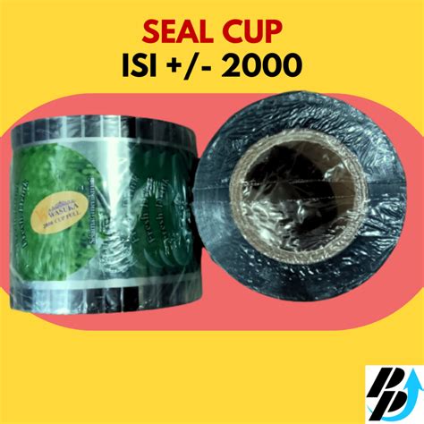 Jual Plastik Lid Cup Sealer Cup Daun Teh Plastik Seal Isi