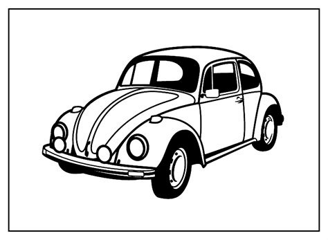 Desenhos De Fusca Para Colorir Bora Colorir NBKomputer