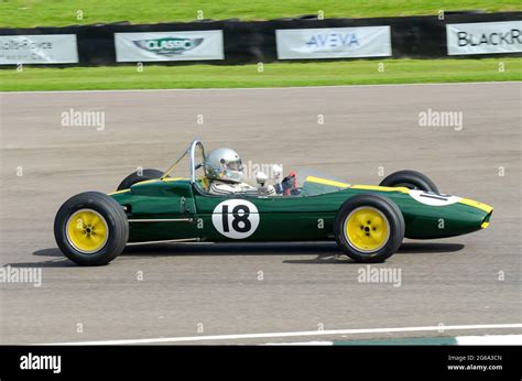 Lotus Ford 27 Classic Formula Junior Vintage Racing Car Competing In