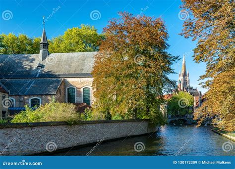 Beguinage of Bruges in Belgium Editorial Stock Image - Image of belgian ...