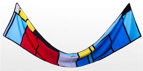 Piet Mondrian Silk Scarf Tableau N