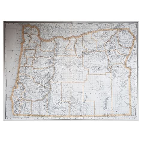 Oregon Usa Map Cheap Outlet