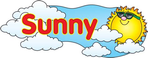 Sunny clipart - Clipground