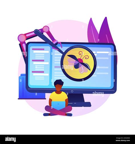 Automated Testing Abstract Concept Vector Illustration Stock Vector