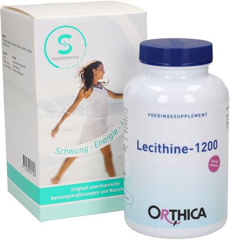 Lecitin 1200 90 Kapslar Orthica VitalAbo