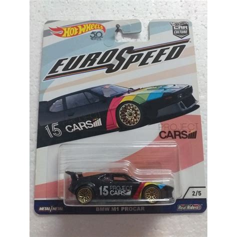 HITAM Hot WHEELS EURO SPEED BMW M PROCAR Black Shopee Malaysia