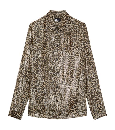 Sale The Kooples Leopard Print Shirt Harrods Us