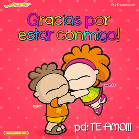 PD TE AMO Imagenes De Amor Gratis Gusanito Amor Wamba Y Wero