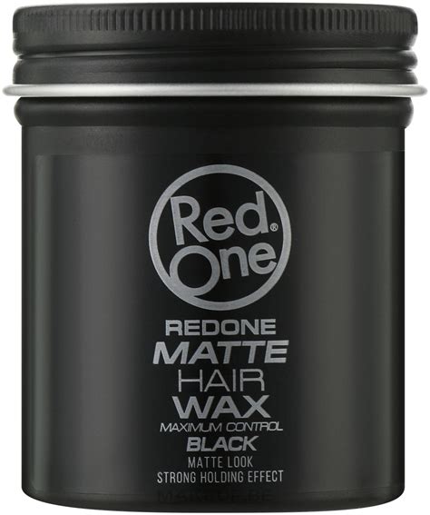 Cire Coiffante Fixation Forte Effet Mat Redone Matte Hair Wax Black