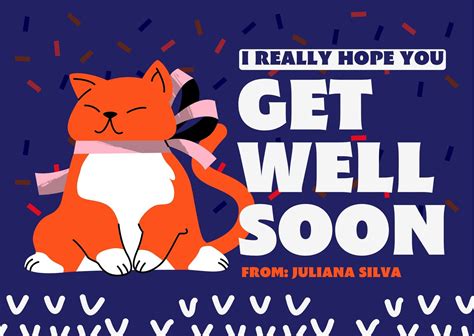 Get Well Soon Cute Cat