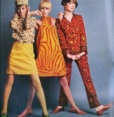 Wear Color 1960s Fashion Sixties Fashion Seventies Fashion