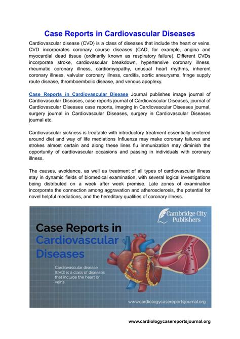 Ppt Case Reports In Cardiovascular Diseases Powerpoint Presentation