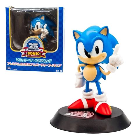 Estátua Sonic The Hedgehog Edição De Aniversario de 25 anos Toyshow