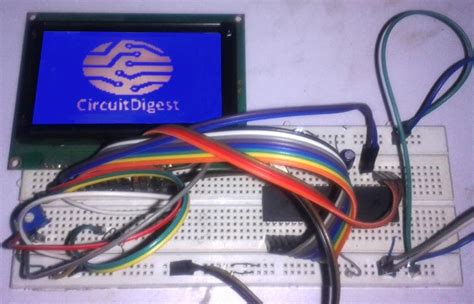 Graphic Lcd Interfacing With Microcontroller Circuit Diagram And Code