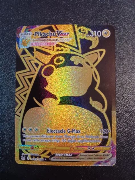 CARTE POKÉMON PIKACHU Vmax TG29 TG30 EB11 Epée Bouclier Origine