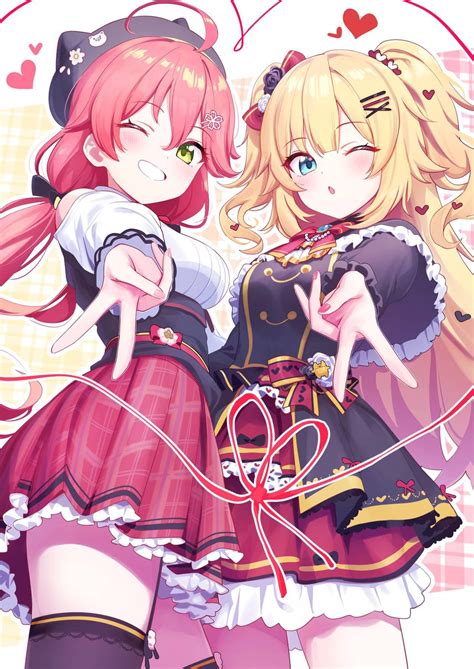 Haachama And Miko Hololive Rawwnime
