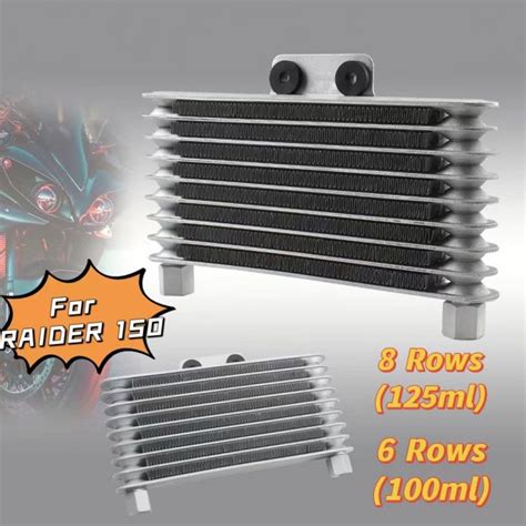 Raider Oil Cooler Rows Motorcycle Engine Radiator For Dirt